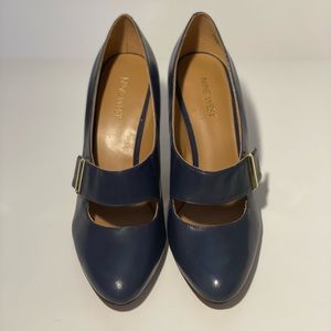 Nine West Dark Blue Heels